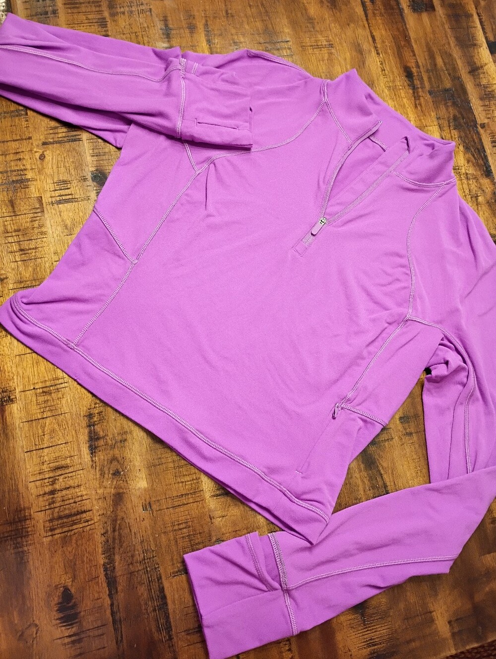 lululemon athletica Lavender/Purple Half-Zip Pullover